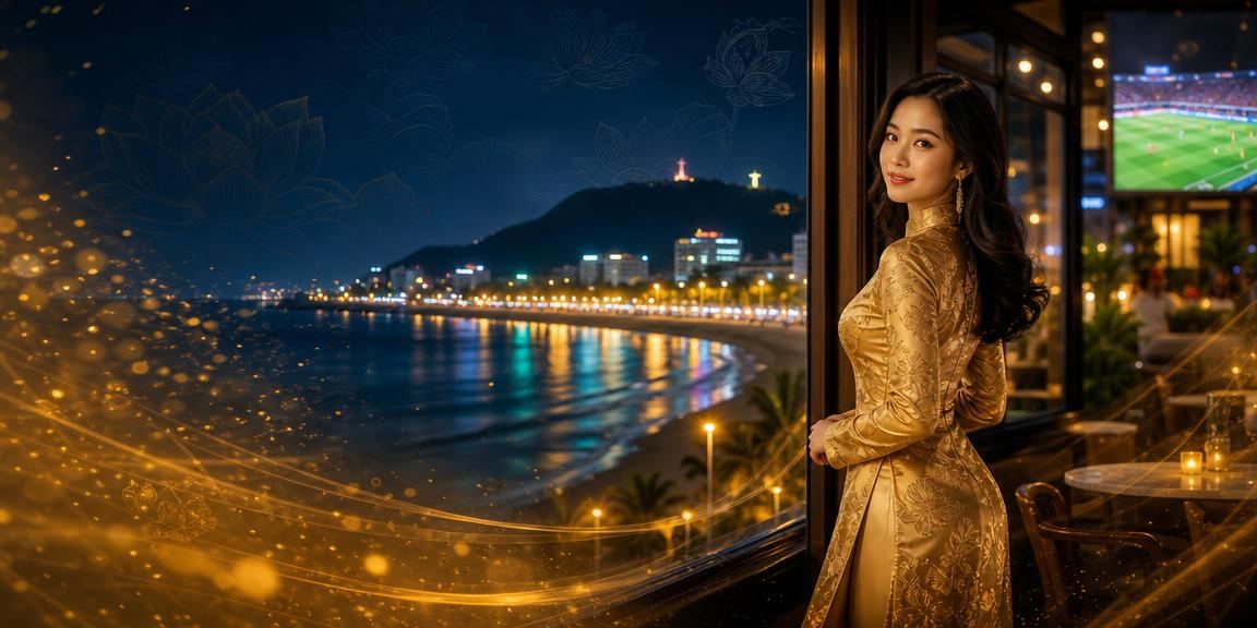 Người dùng tại Vũng Tàu trải nghiệm ứng dụng cá cược trên điện thoại bên bờ biển